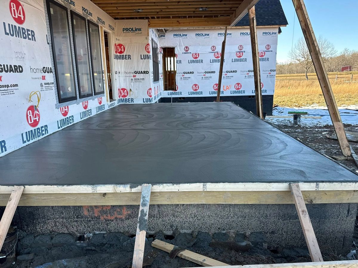 Sidewalk Installation for KLB Concrete in Birchwood, TN