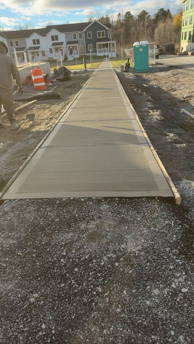 Concrete for LeClaire Flatworx in Bomoseen, VT