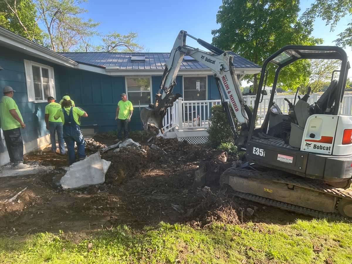 Landscape Installation for Mayfield Landscaping in Staunton, IL