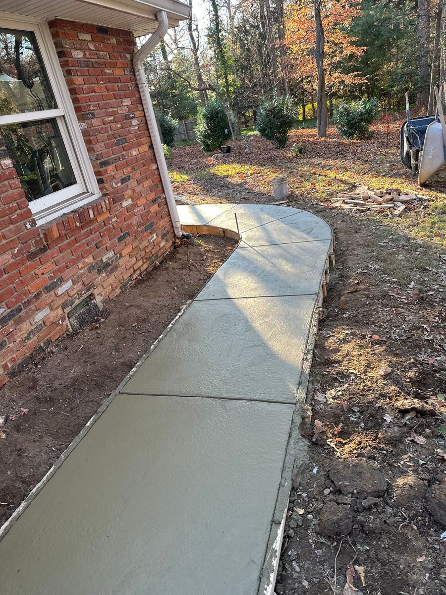 Walkway Construction for Matteo Hardscapes in Towson,  MD