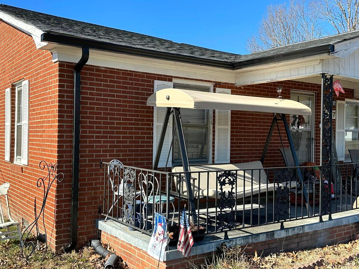 Gutter Install for Burgin's Gutter Services in New London, NC