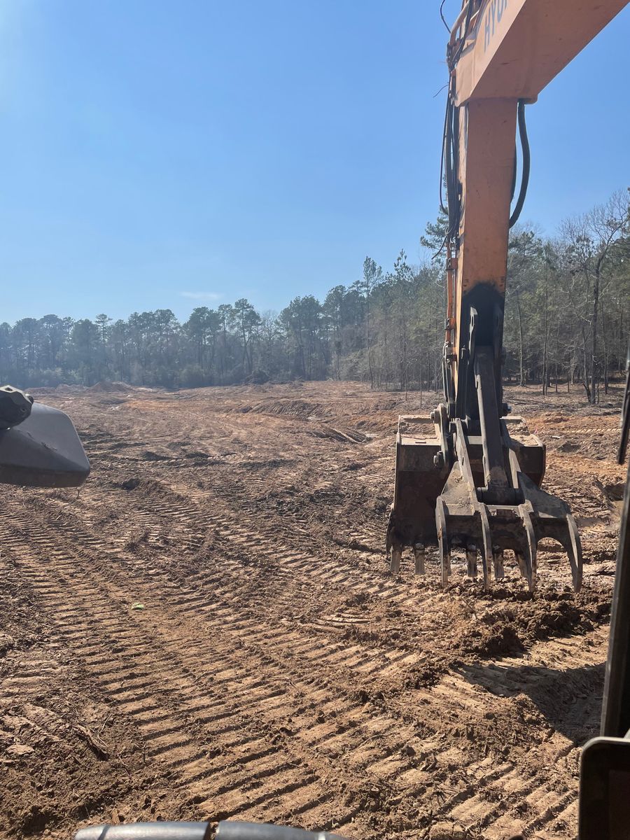 Land Clearing for Arnold Construction in Magnolia, TX