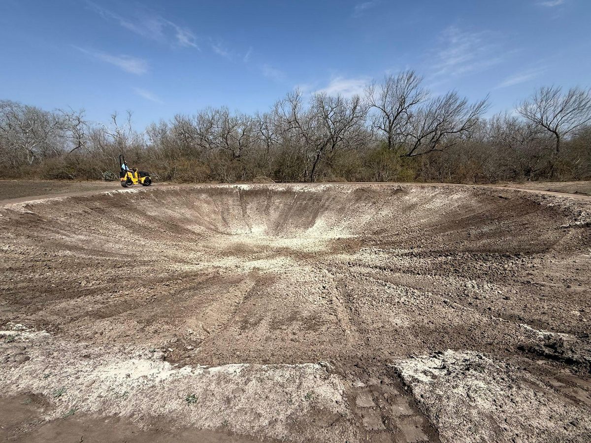 Property Grading for Strause Land Improvement & Construction in George West, TX