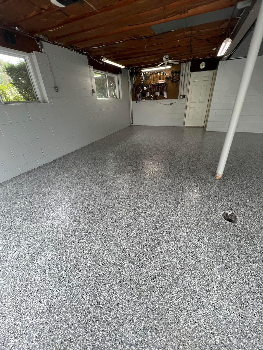 Epoxy Floor Coatings for Texas Curb N Borders in Houston, TX