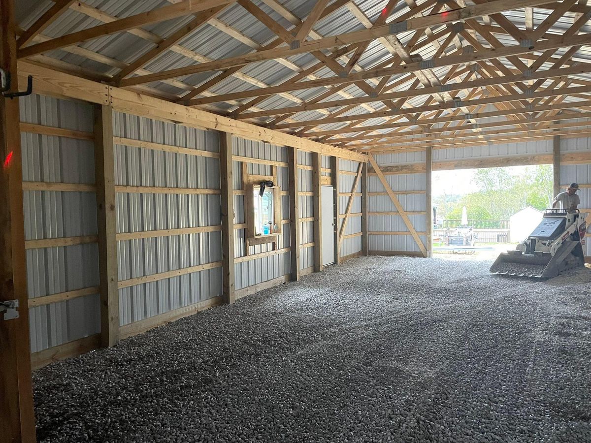 Pole Barns for Patterson Excavation in Dry Ridge, KY