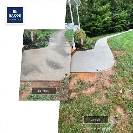 Concrete Cleaning for Rakos Exterior Cleaning in Lynchburg, VA