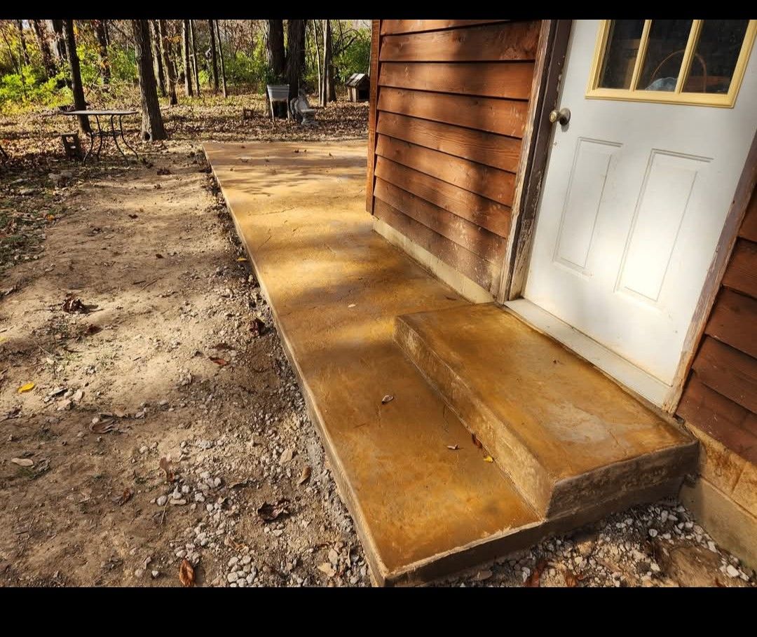 Stamped Concrete for Custom Concrete Enterprises in Springfield, IL