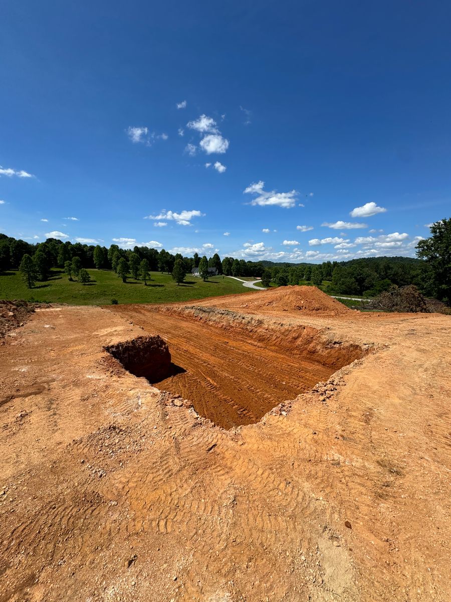 Site Preparation for Strange Excavating & Utilities in Lenoir City, TN