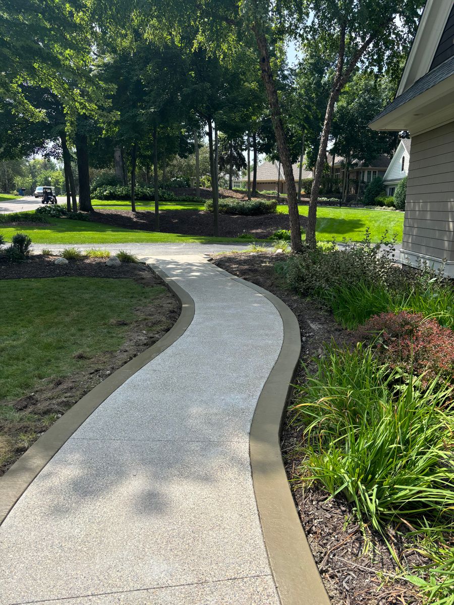 Sidewalk Installation for Karasch Concrete & Masonry in Sartell, MN