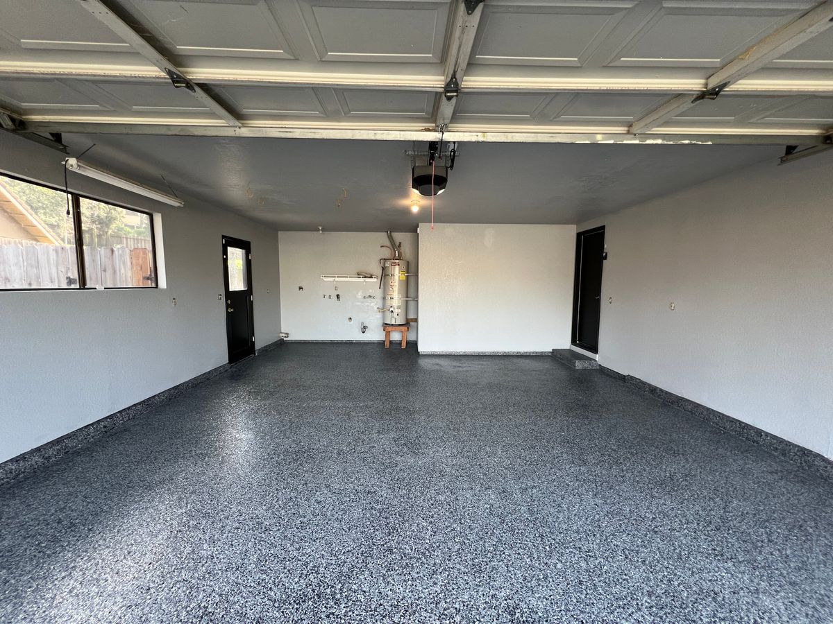Epoxy Floors for Fred's Painting in Turlock, CA