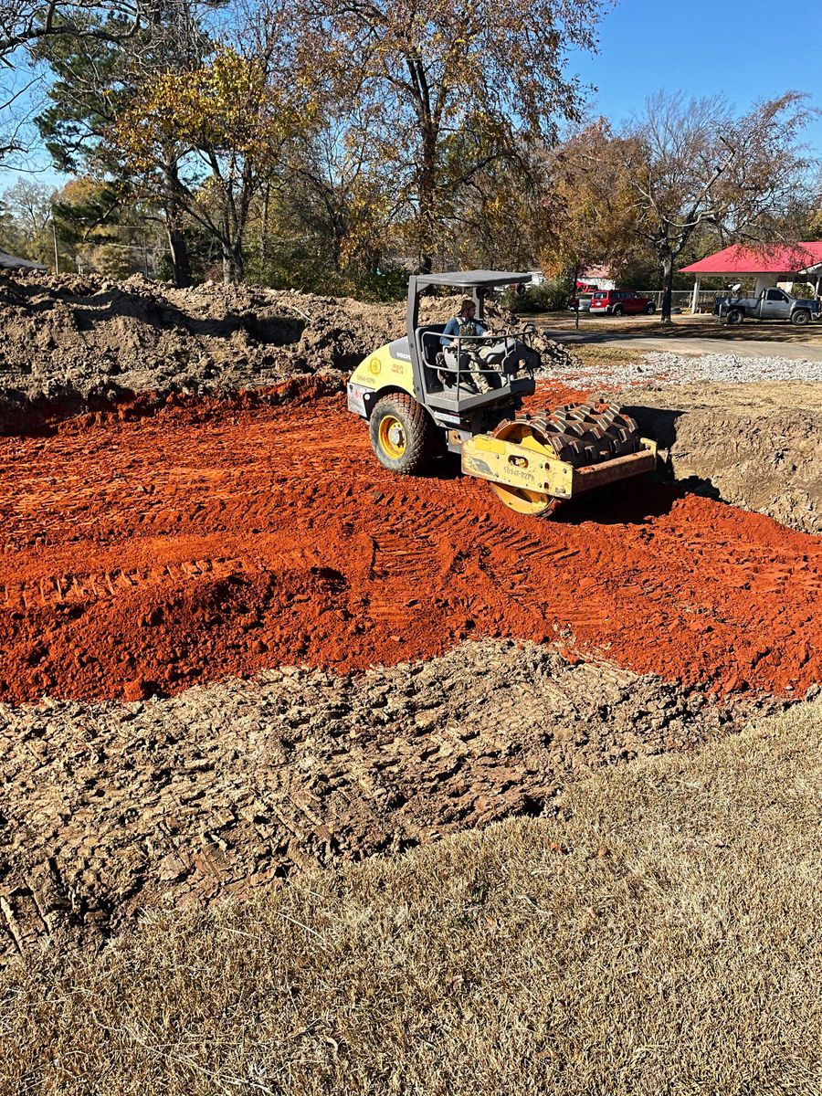 Site Preparation for Double J Excavation in Nashville, AR