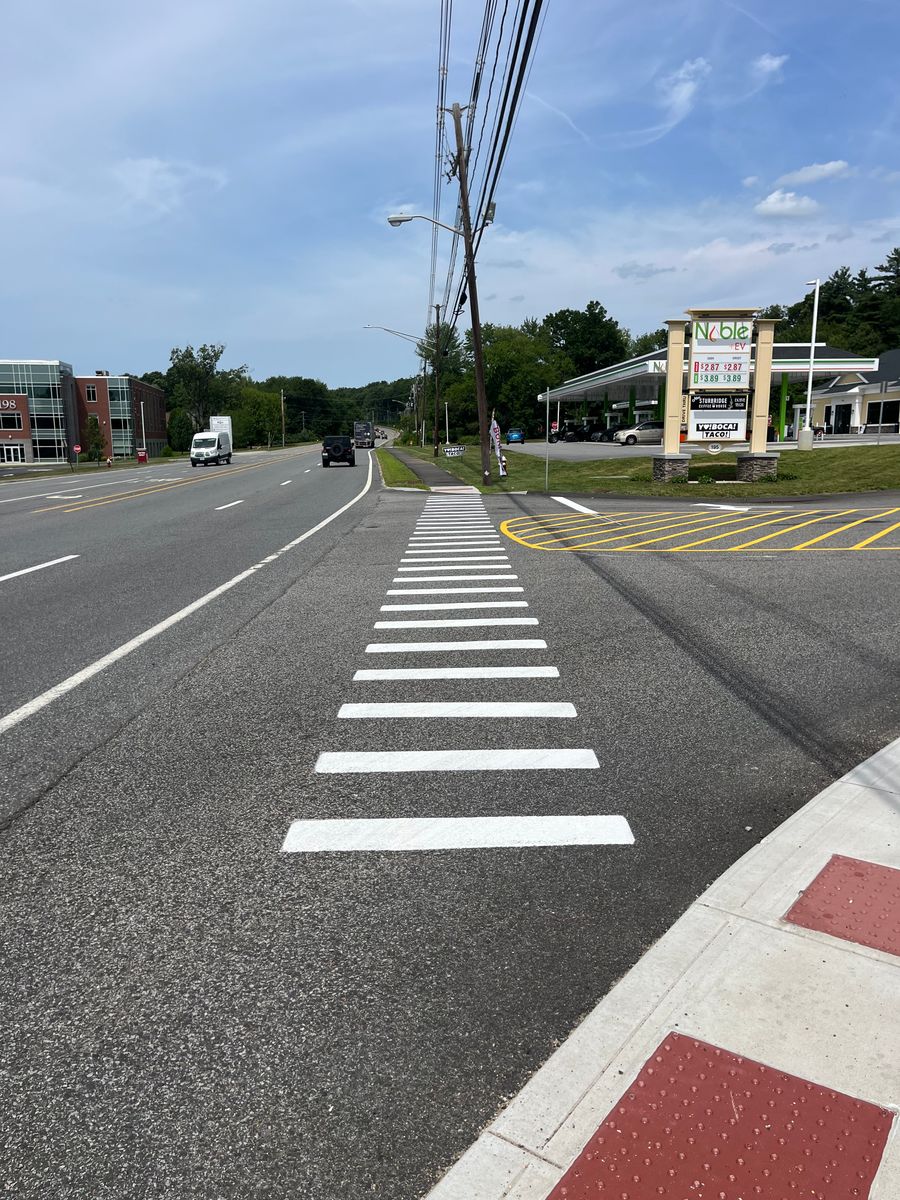 Striping for Cates Sealcoating and Striping in Charlton, MA