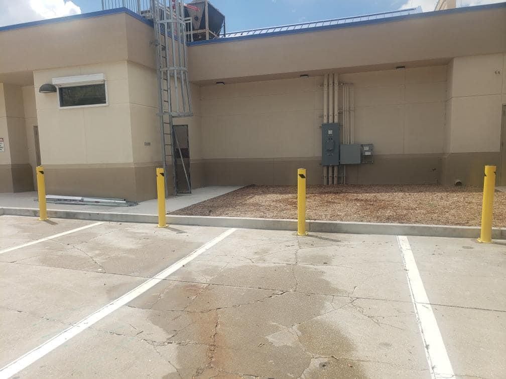 Bollards for Green Hammer Concrete in Palm Bay, Florida