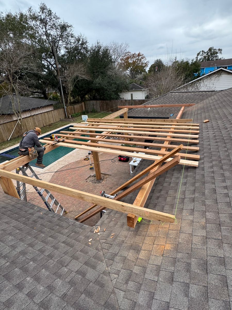 Wood work for Alfreds Sheet Metal & Roofing in Houston, TX