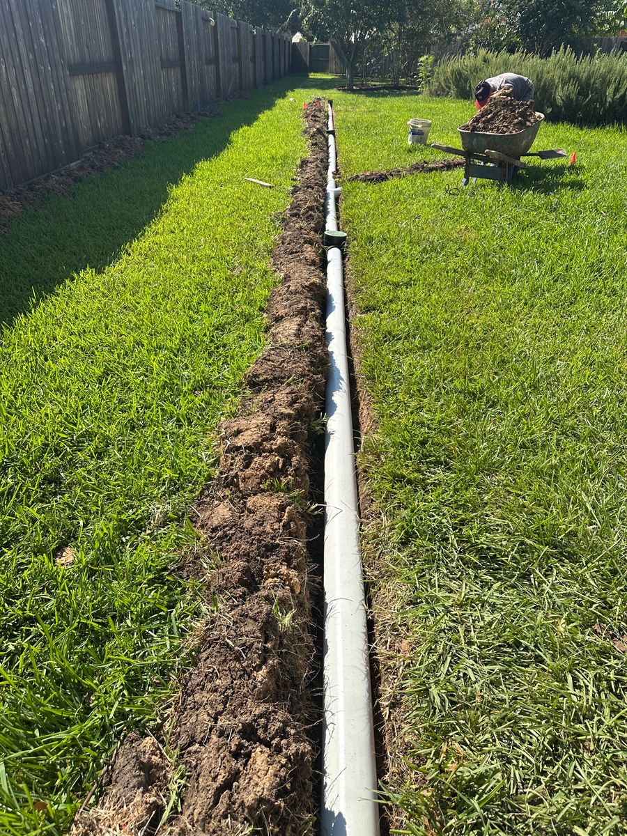 Drainage for Texas Curb N Borders in Houston, TX
