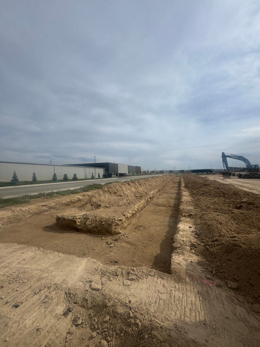 Trenching for Steed Trucking and Excavation in Rexburg, ID