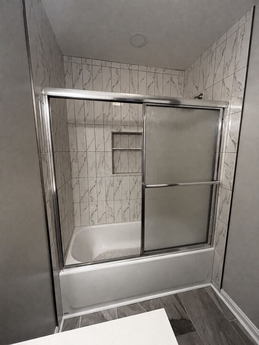 Bathroom Renovation for Newbury Construction & Remodeling LLC in Trenton, TN