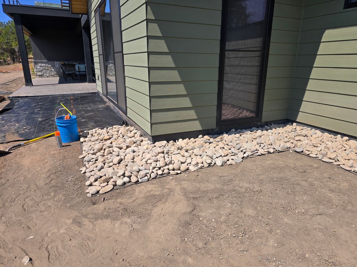 Xeroscaping for LRS: Landscape, Rescue, Snow in Silt, CO