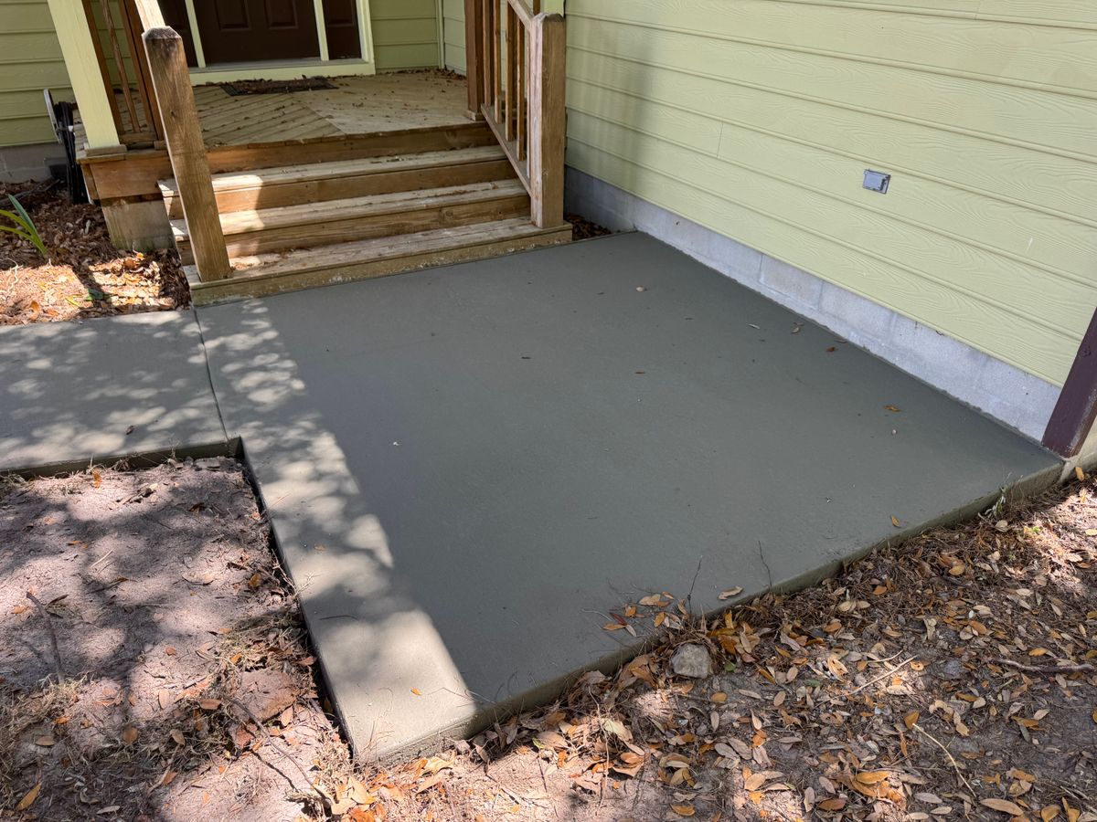 Concrete Slab Construction for Cameron Enterprises in Live Oak, FL