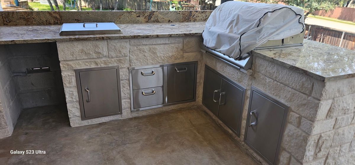 Stonework for Martin's Masonry & Landscaping in Leander, TX