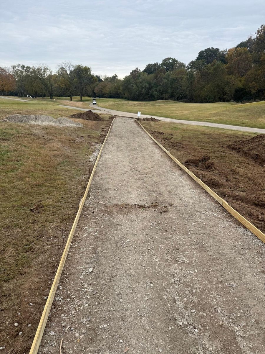 Sidewalk Installation for Mangrum’s Concrete in Franklin, TN