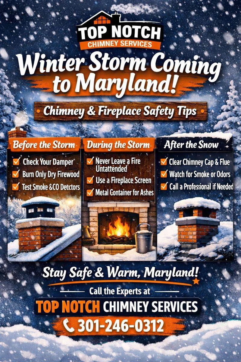 Inspections for Top Notch Chimney Services in Charlotte Hall, MD