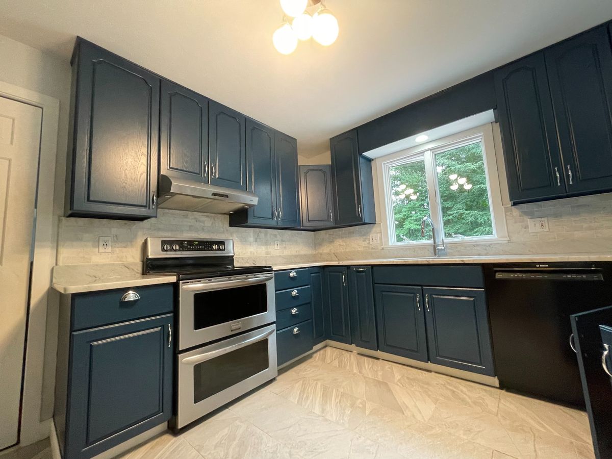 Cabinet Refinishing for Monarca Painting Company in Fairfield, CT