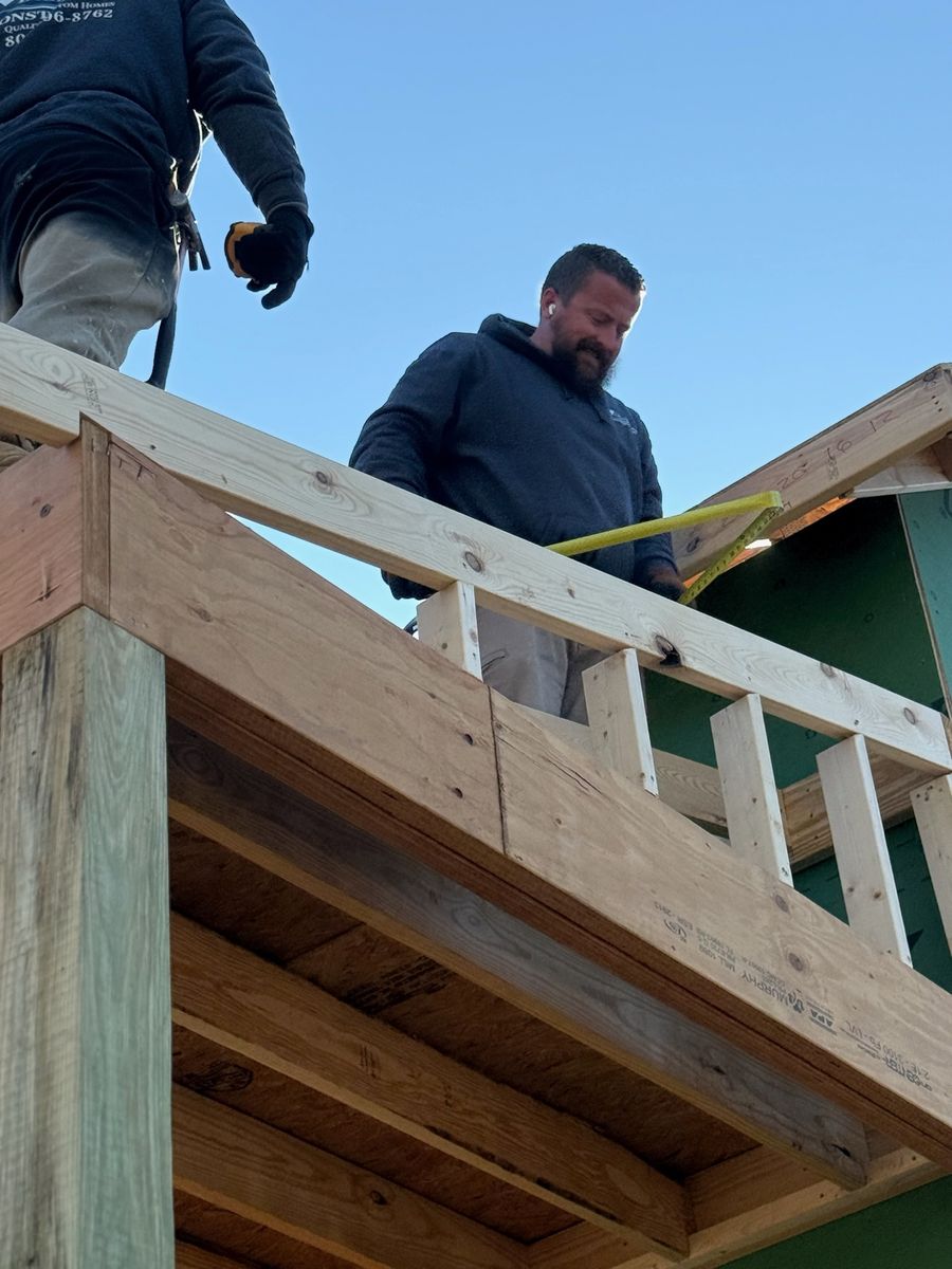 Framing for LegaSea Construction in Kilmarnock, VA