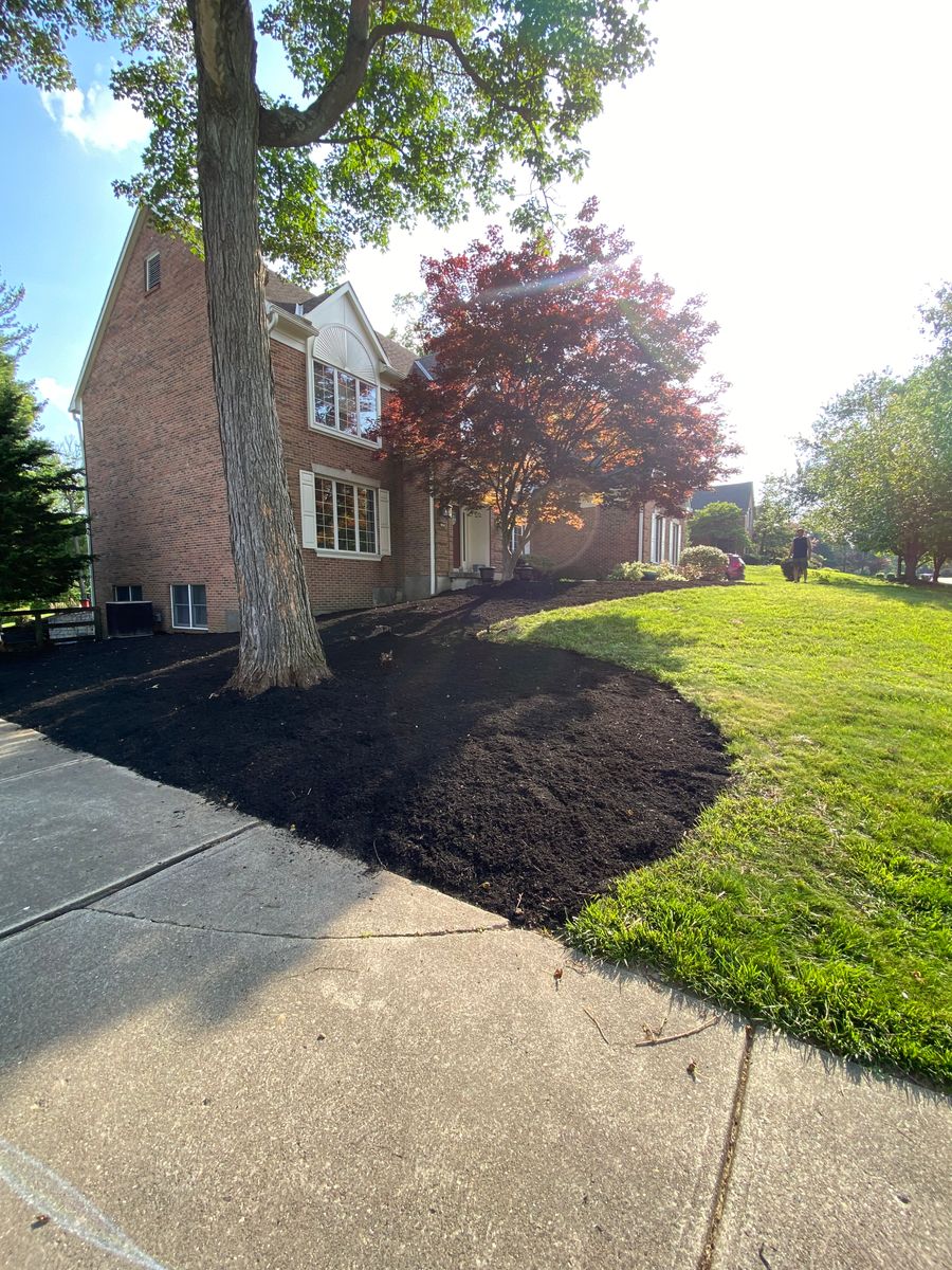 Mulching for Castle JR Landscaping & Painting LLC in Cincinnati, OH