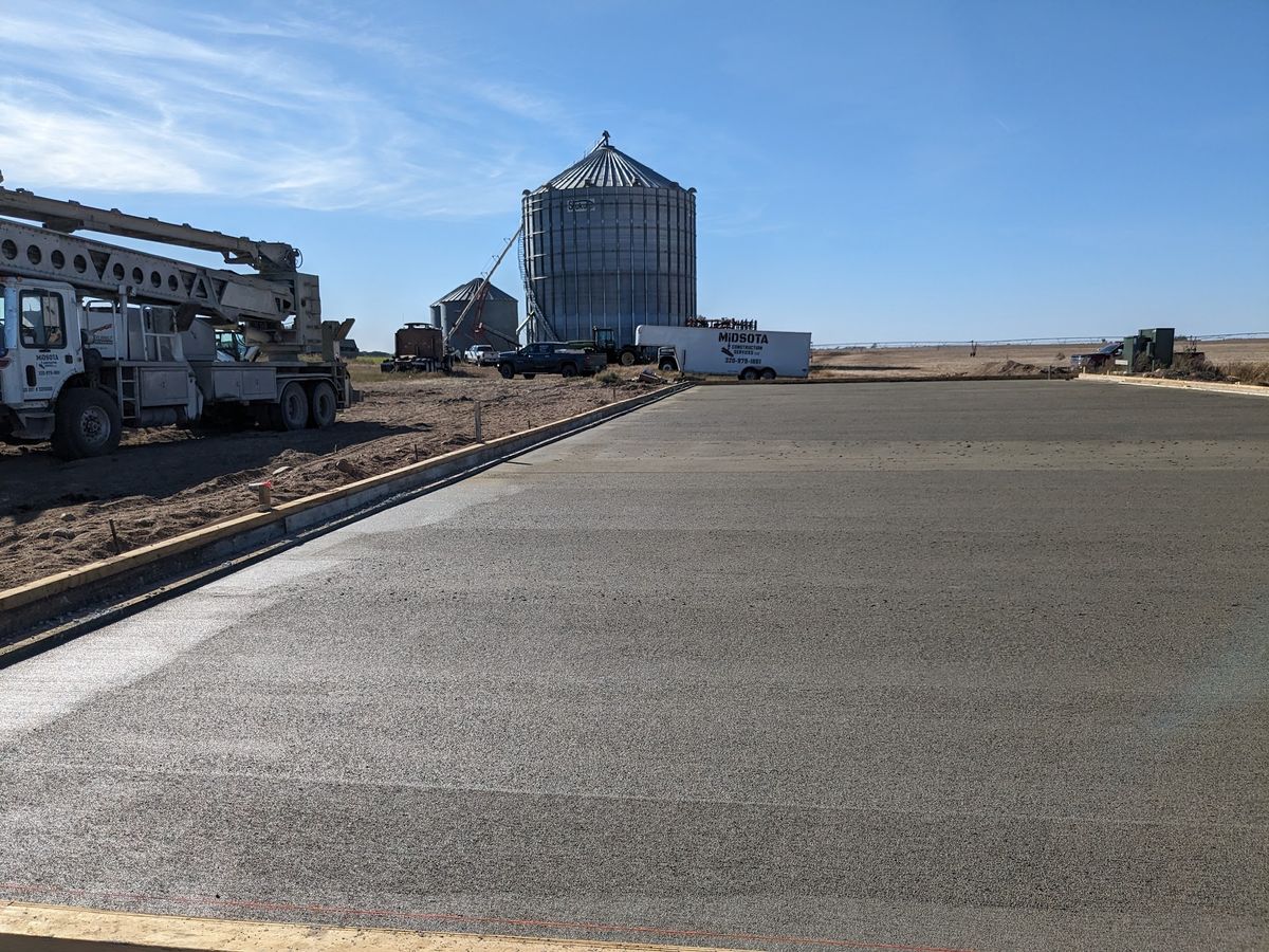 Concrete Slabs for Midsota Construction Services in Kerkhoven, MN