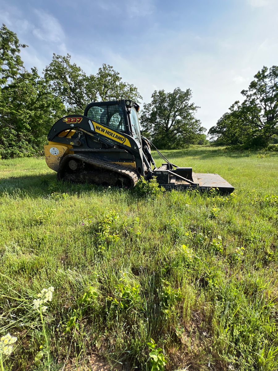 Underbush & Pasture Mowing for D&D Custom Services in Jacksboro,  TX