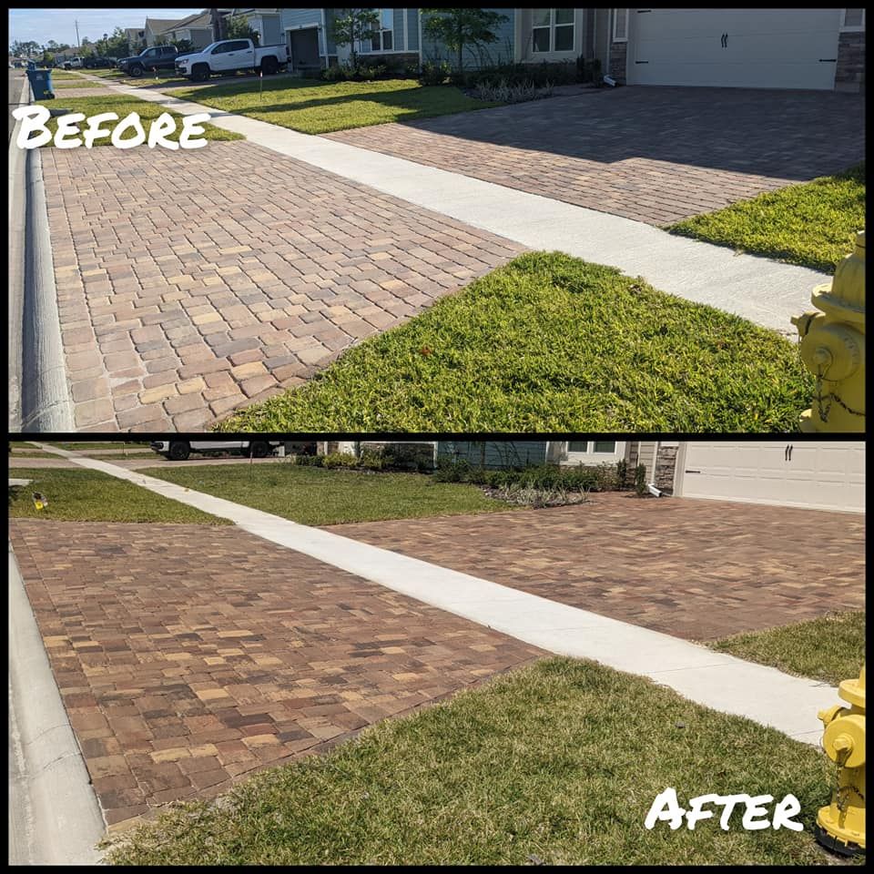 Driveway & Sidewalk Cleaning for Tabler Pressure Washing & Paver Sealing in Jacksonville, FL