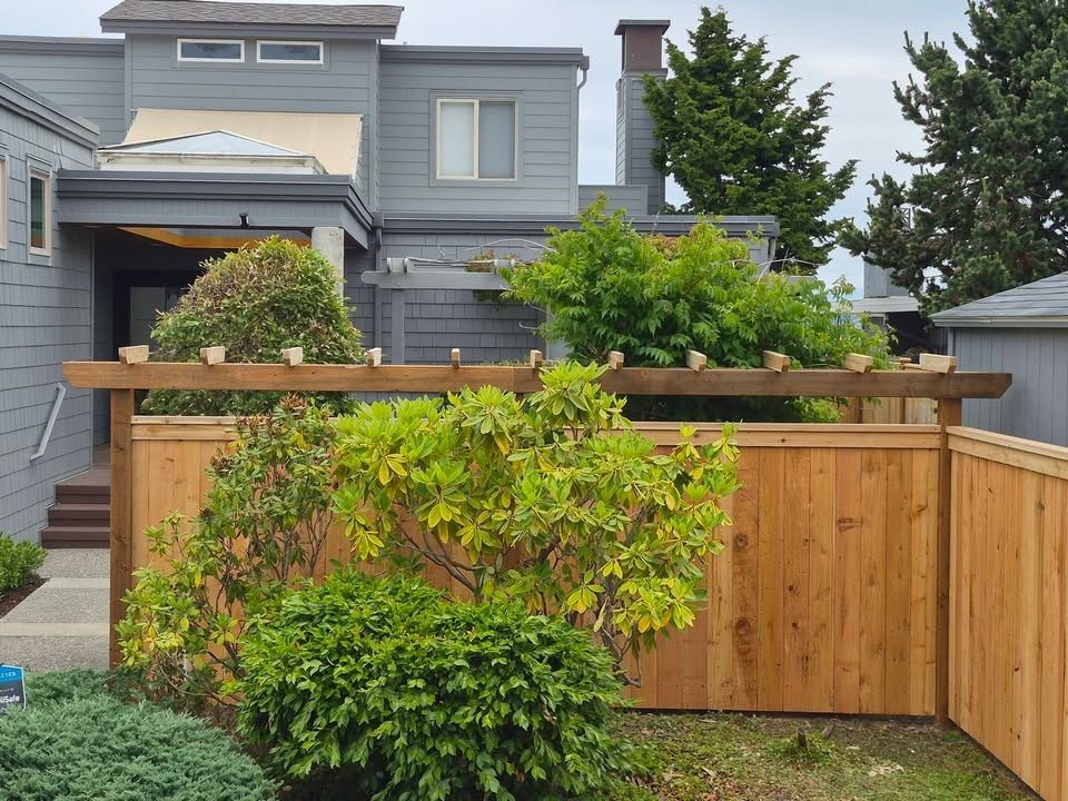 Fence Installation for McBride and Sons Fence in Camano, WA