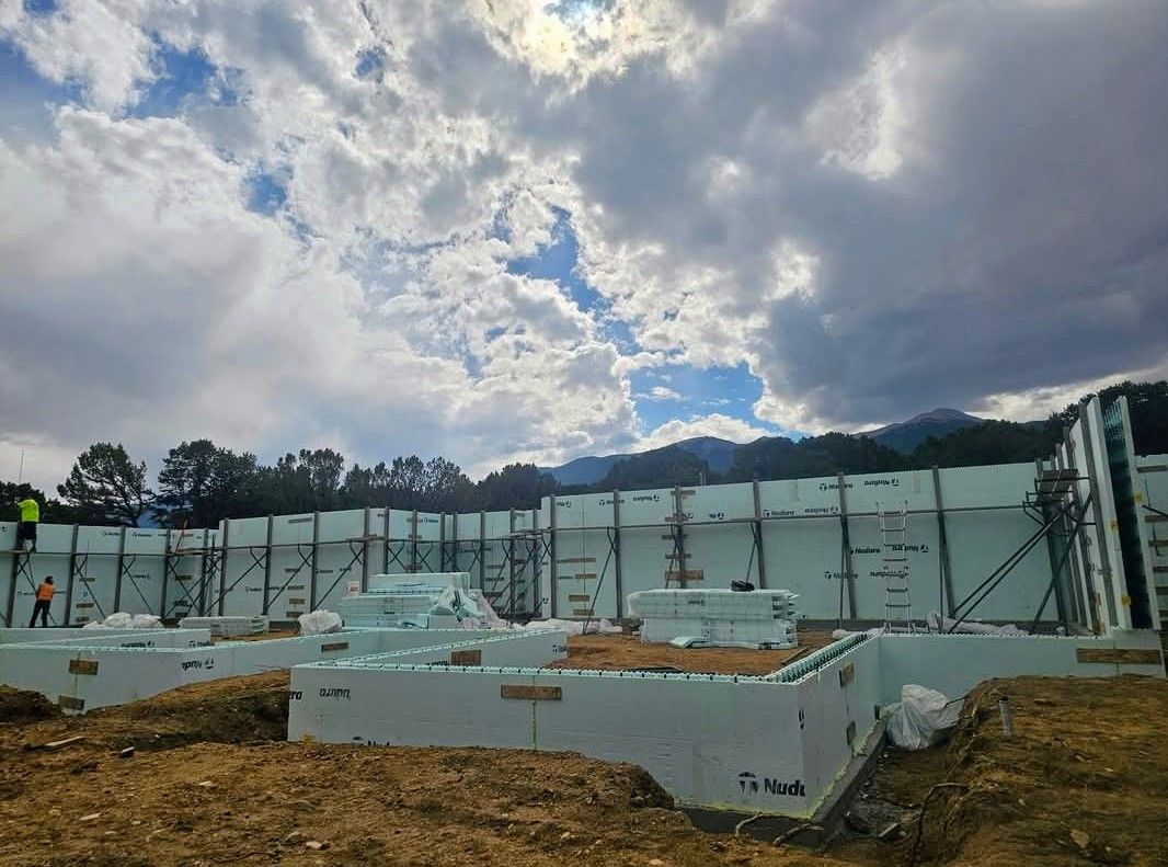 Foundation Laying for Keith Alan Peterson Home Innovation LLC in Buena Vista, CO