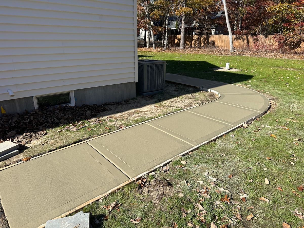 Concrete Driveway Installation for DiDaniele Masonry in Tuckerton, NJ