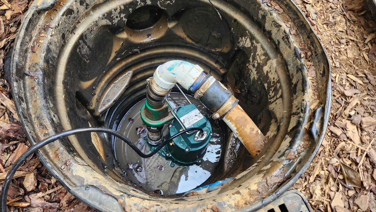 Sump Systems for Drain My lawn in Monroe, NC