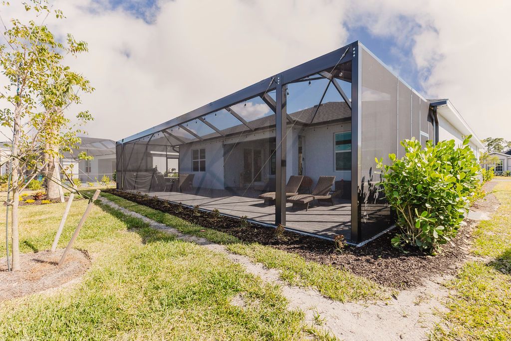 New Pool Cage Construction for Advanced Screen Services LLC in Punta Gorda, FL