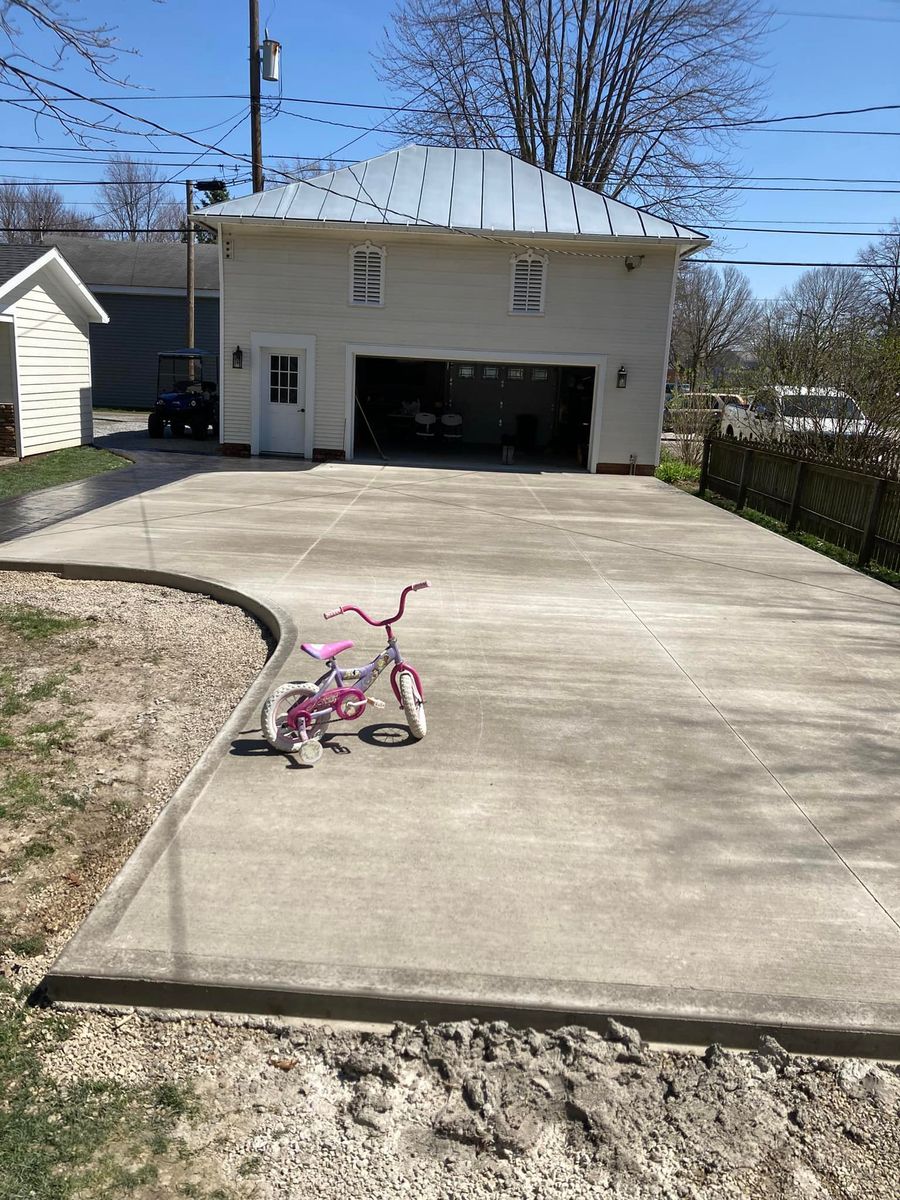 Concrete Stamping for Cory Boes Construction and Masonry, LLC in Upper Sandusky, OH