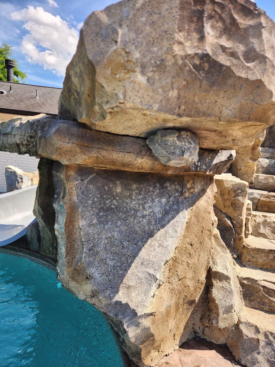 Pool Remodels for Texas Curb N Borders in Houston, TX