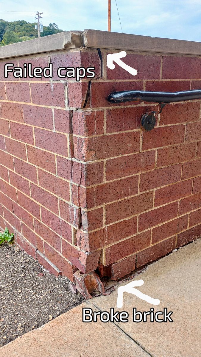 Brick Cleaning for To the Point Masonry in Spring Valley, WI