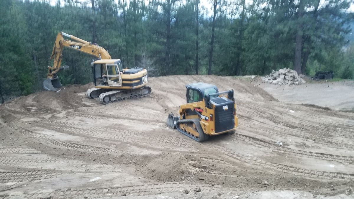 Residential & Commercial Excavation for Weingart Enterprises in Newman Lake, WA