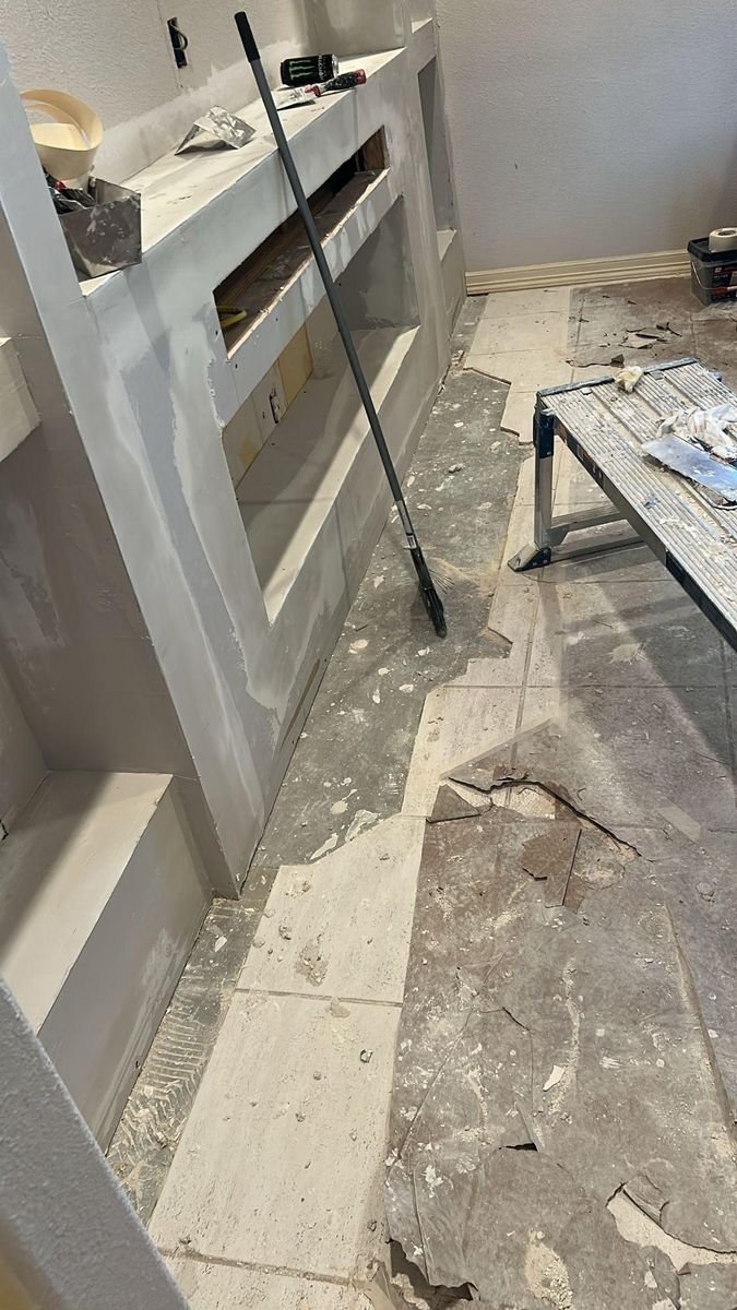 Bathroom Renovation for TopNotch Painting Solutions LLC in McAllen, TX