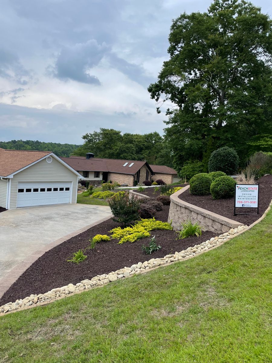 Landscape Enhancement for Peach State Landscaping in Hartwell, GA