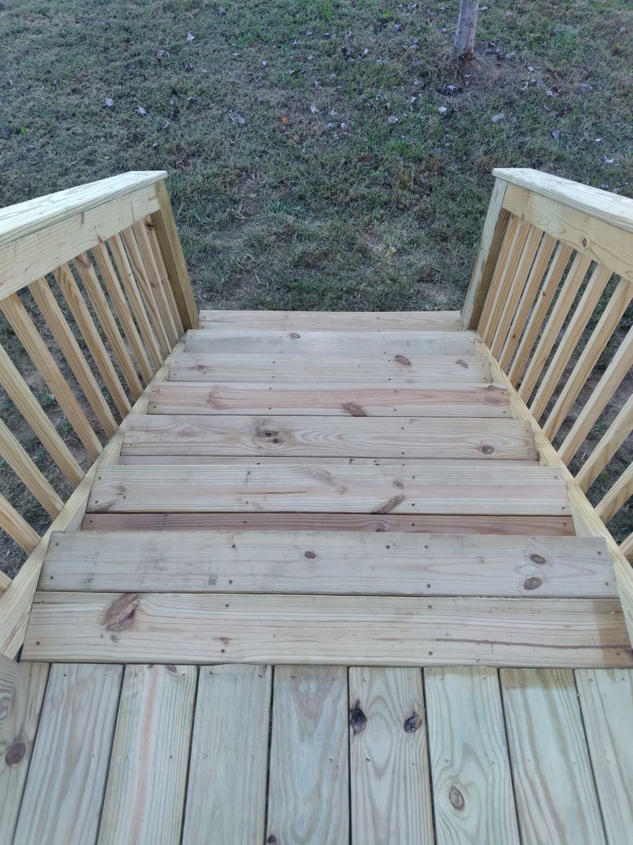 Deck Installation for The Handyman Viking in Dandridge, TN