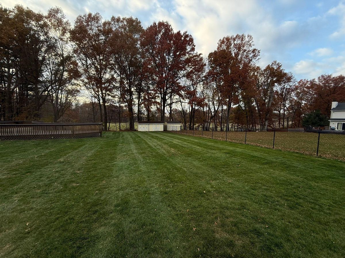 Fall Clean Up for Tactical Stripes Lawn care in Uniontown, OH