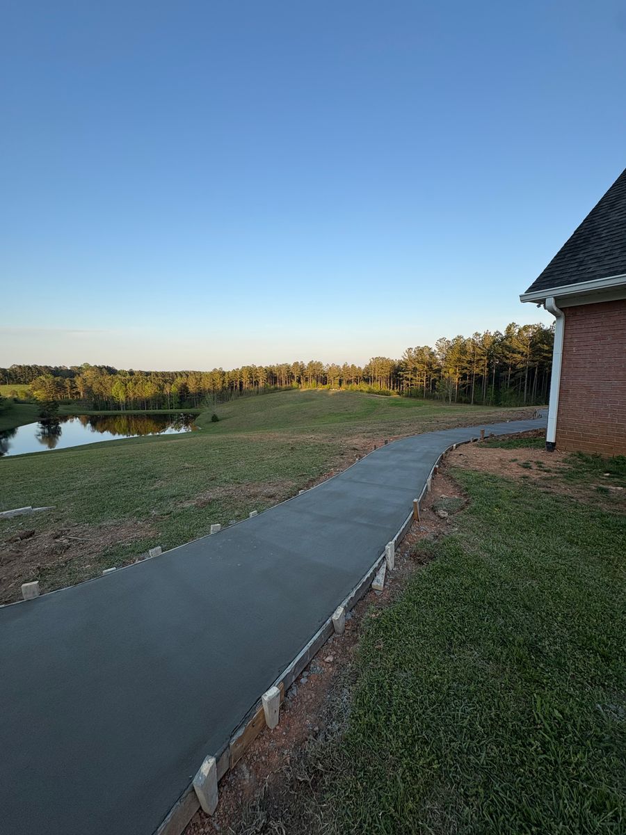 Concrete for Allred Construction in Heflin, AL