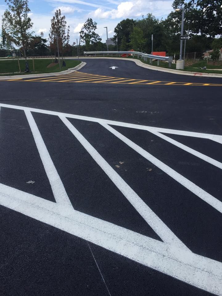 Striping for Payne's Pavement Marking in Warrenton, VA