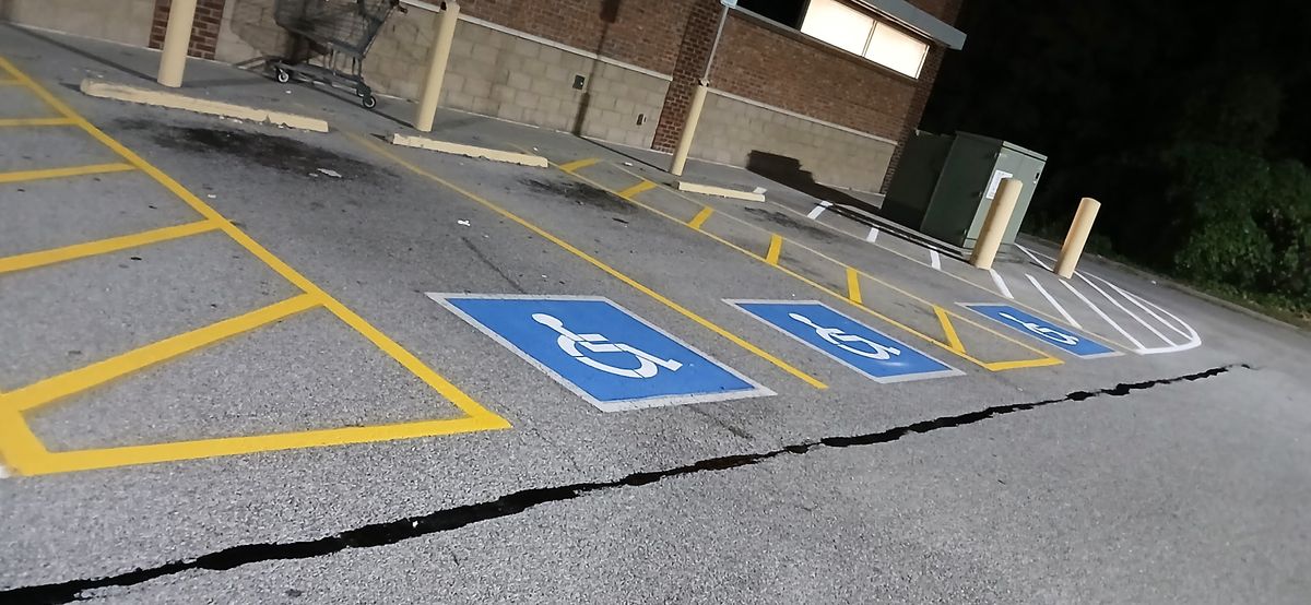 ADA Pavement Markings for Stripe A Lot in Knoxville, TN