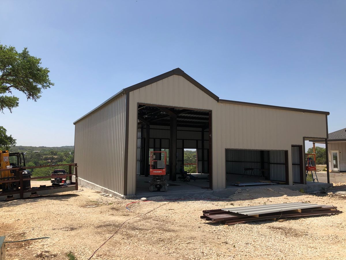 Barndominium Construction for 292 Construction LLC in Gonzales County, TX