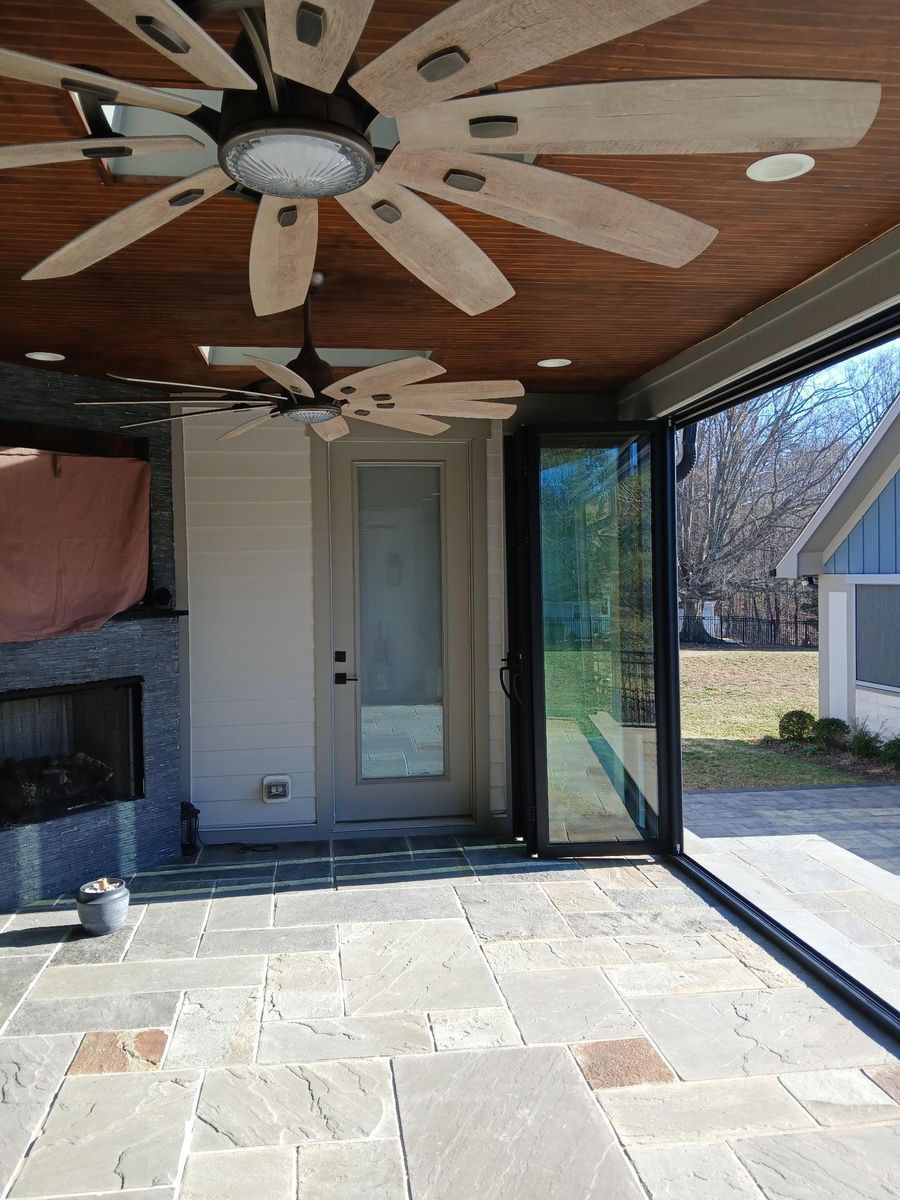 Marvin Bi-Fold Doors for Armour Contracting Services in Baltimore, MD